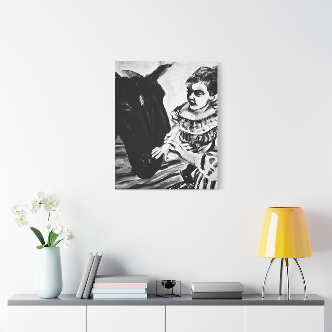 New Best Friend Canvas Art - Elegant Home Decor