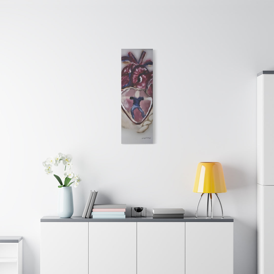 Canvas Print - Abiding Within:Extremely Whole Hearted Sleeves Painting by g angel Salvaje