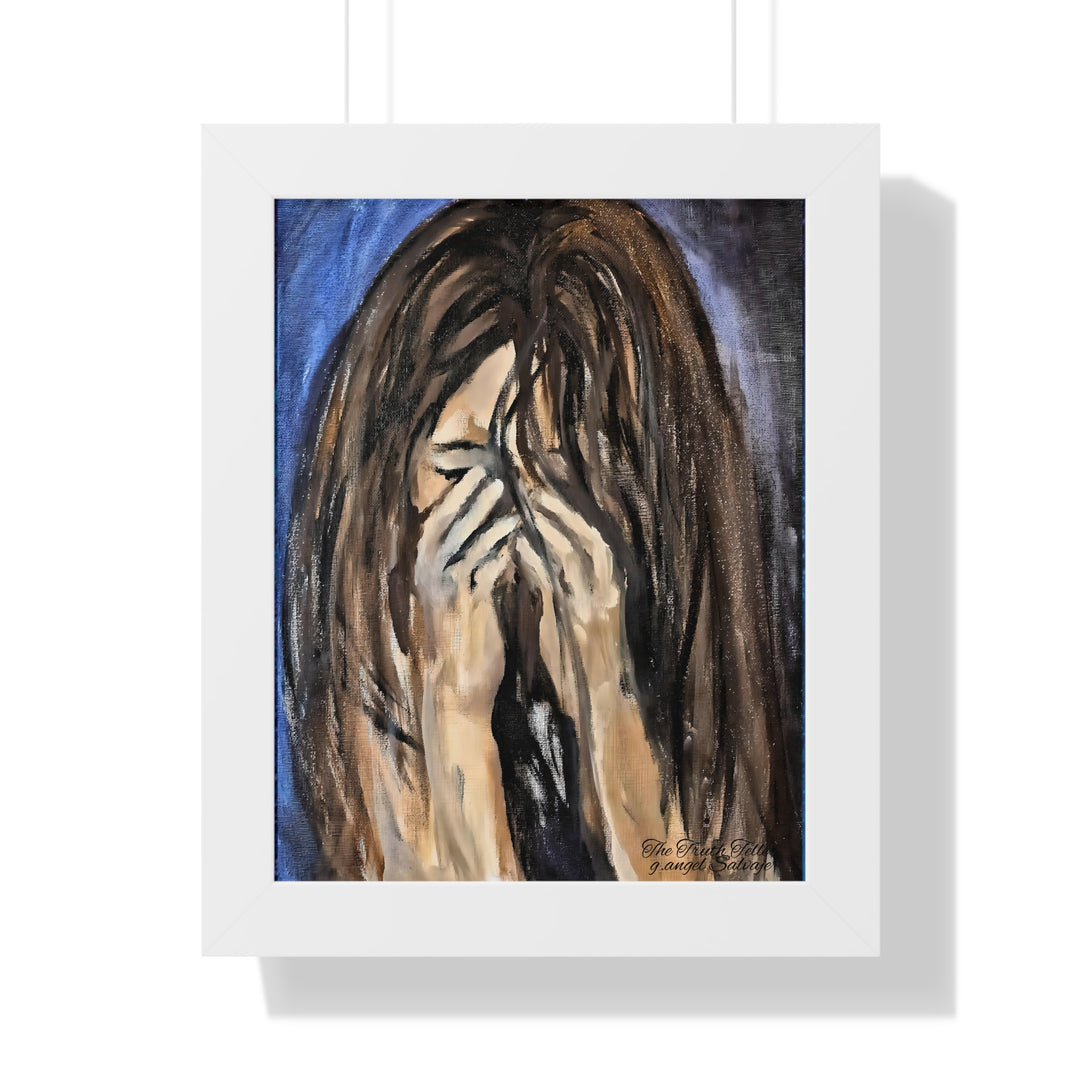 The Truth Teller Framed Vertical Poster
