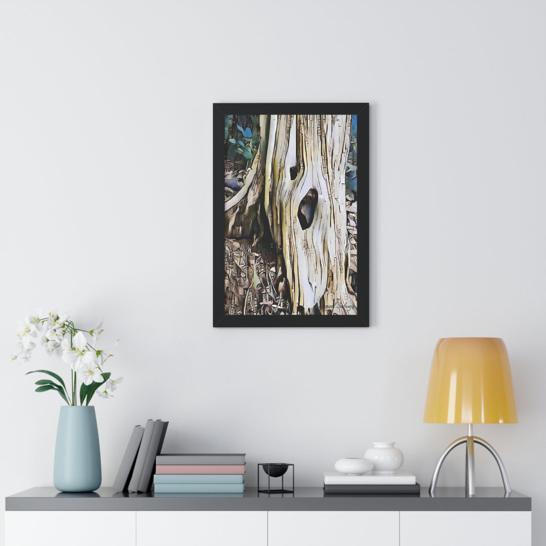 It Is All About What is Hidden Within Framed Vertical Poster
