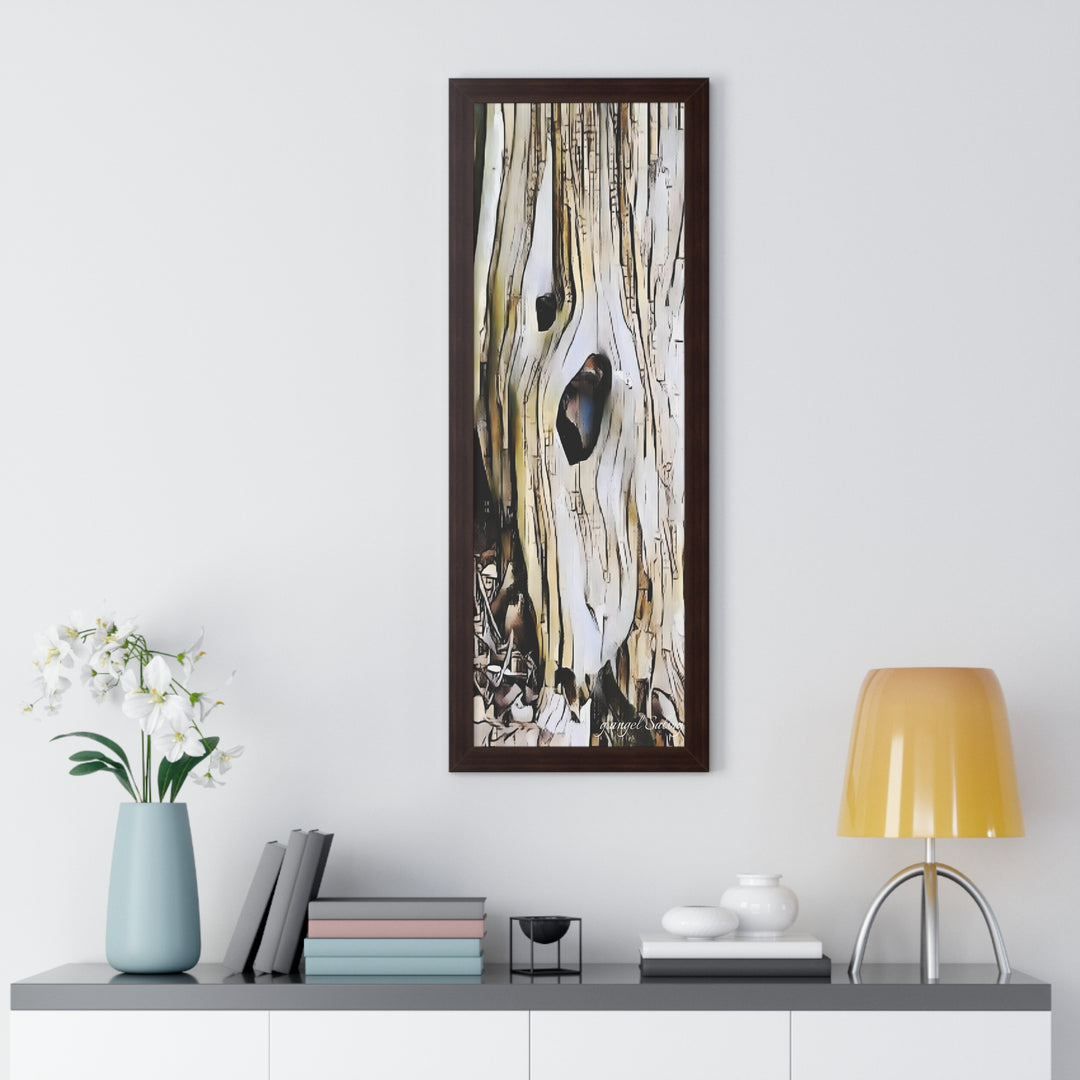 It Is All About What is Hidden Within Framed Vertical Poster