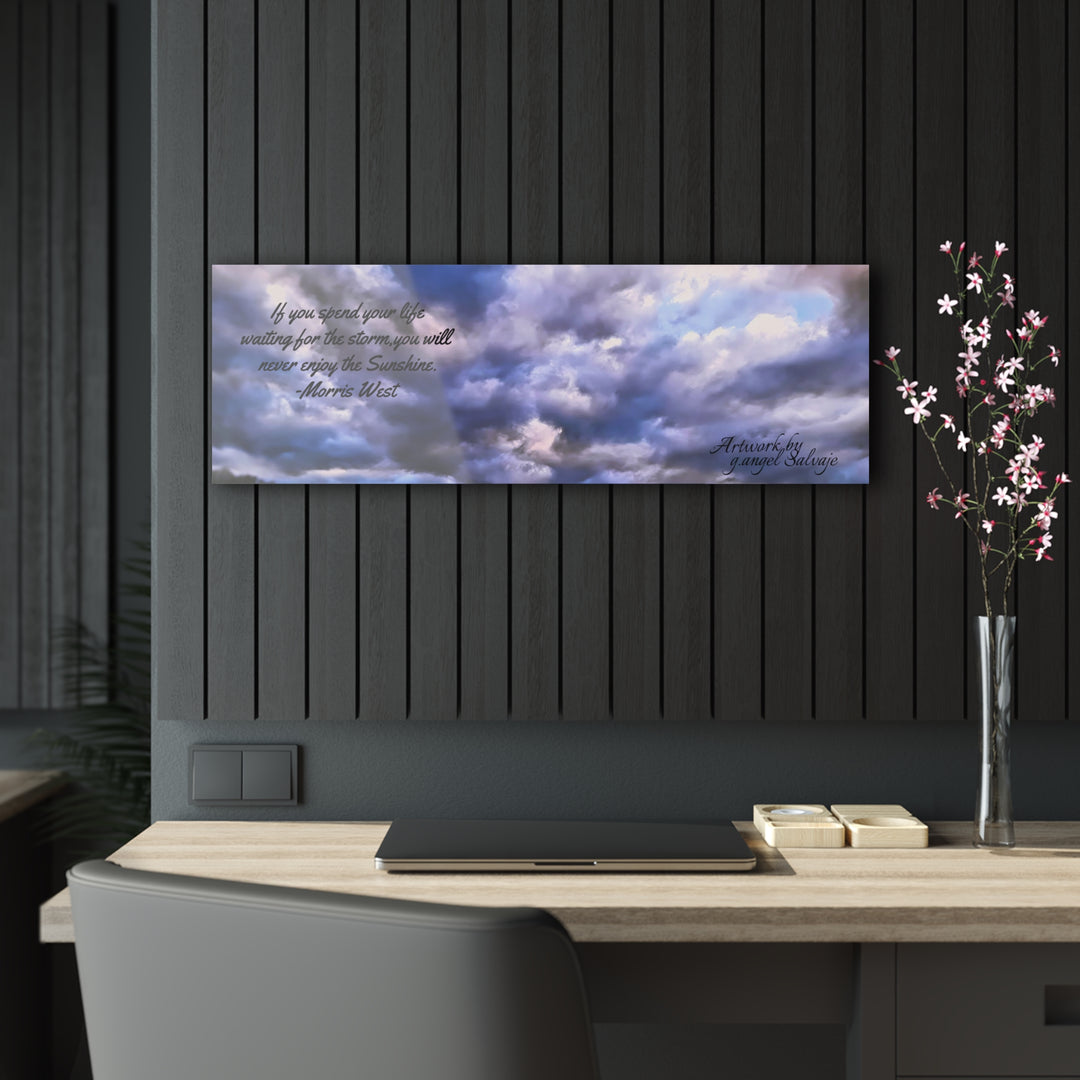 Dont Miss the Sunshine, Morris West Quote Acrylic Prints