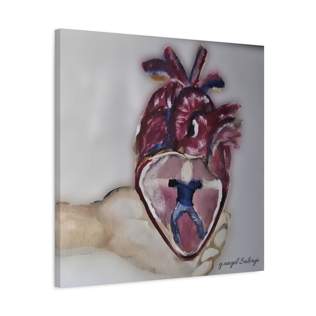 Canvas Print - Abiding Within:Extremely Whole Hearted Sleeves Painting by g angel Salvaje