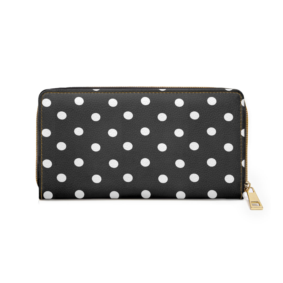Polka dot Zipper Wallet