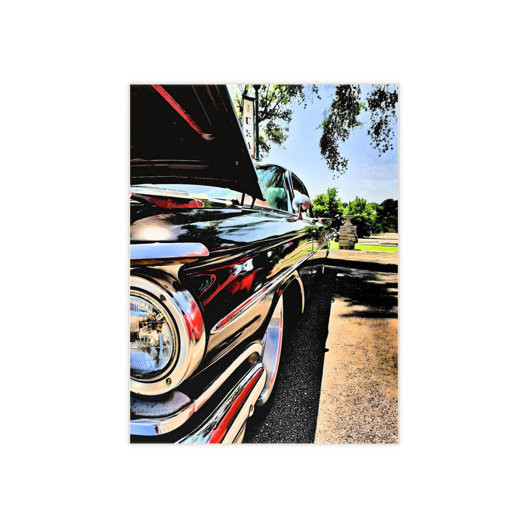 Vertical 1959 Bonneville front Ceramic Photo Tile