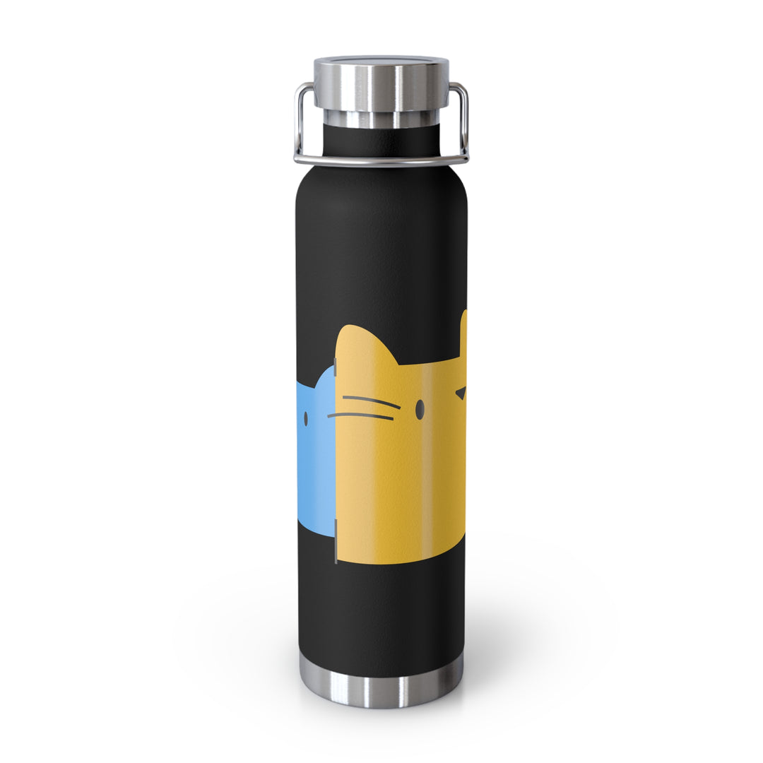 Spy Cats Copper Vacuum Insulated Bottle, 22oz