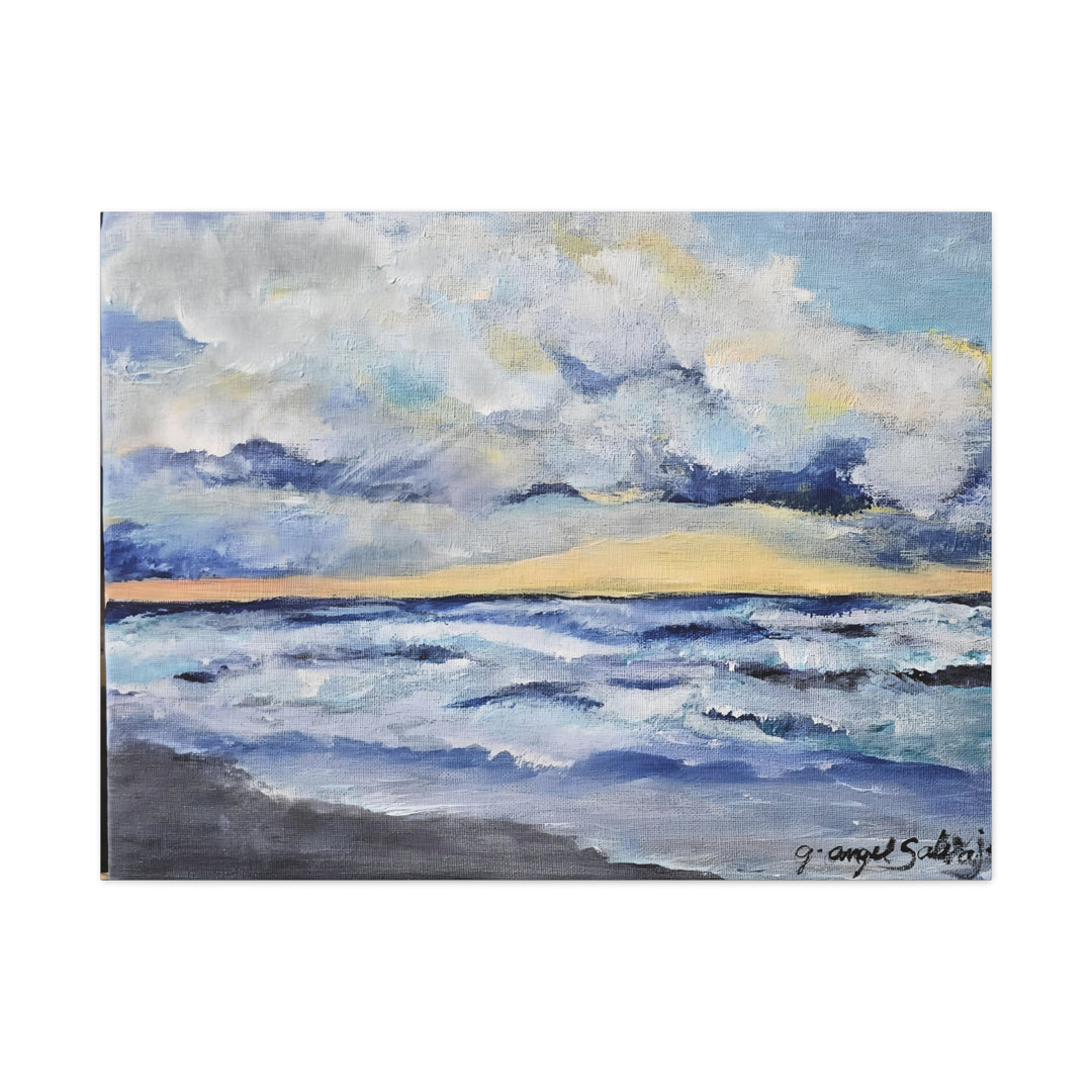 Canvas Wall Art - After the Rain, Sunshine Inspired Matte Canvas