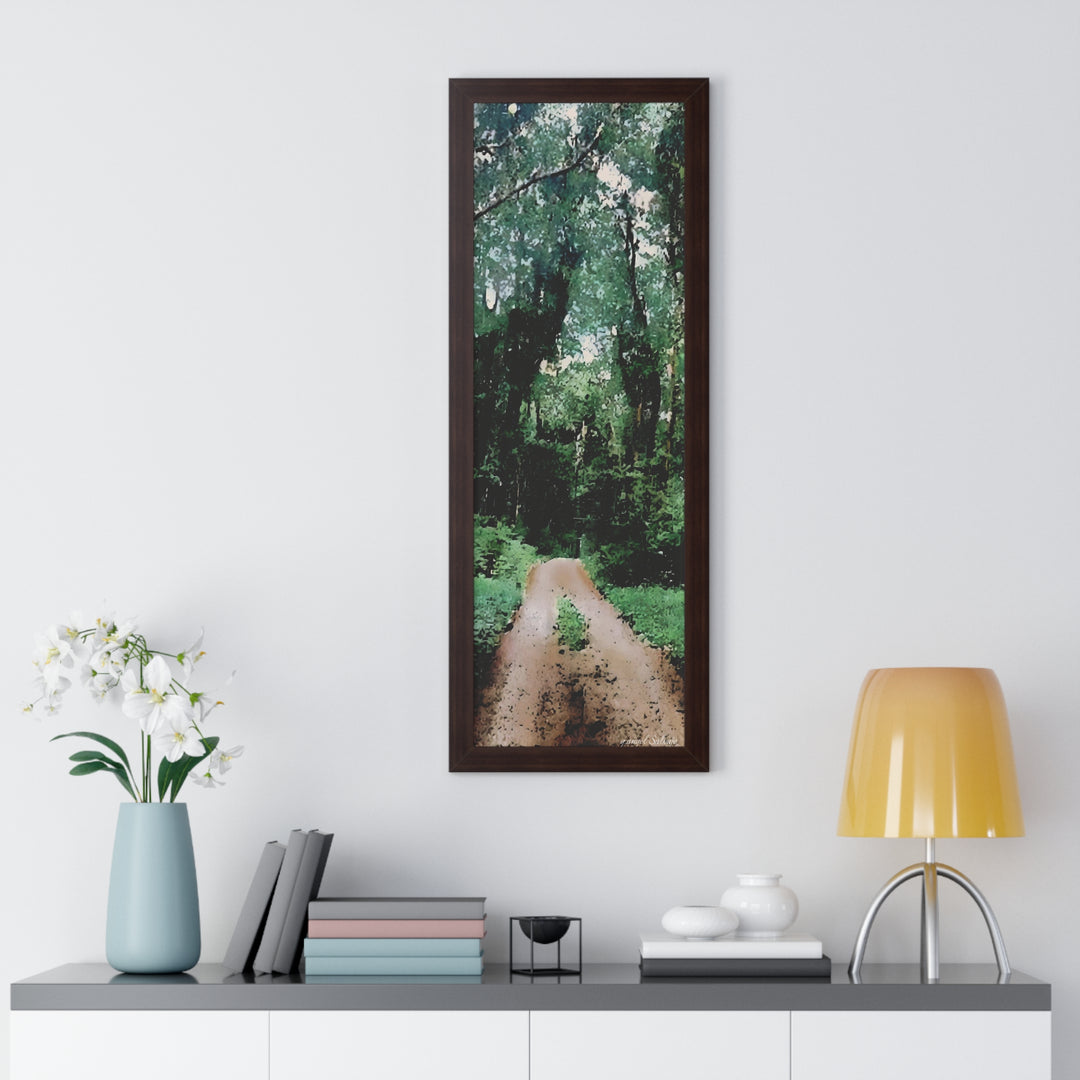 Life Viewed in Retrospect Framed Vertical Poster