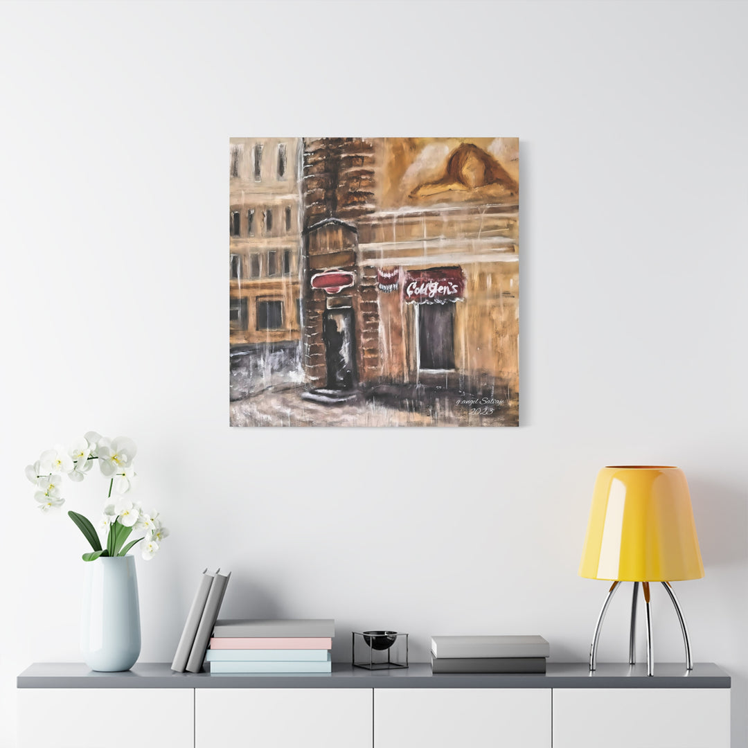 Realist Tone Canvas Print - Tears of Intercession Realist Tone by g angel Salvaje