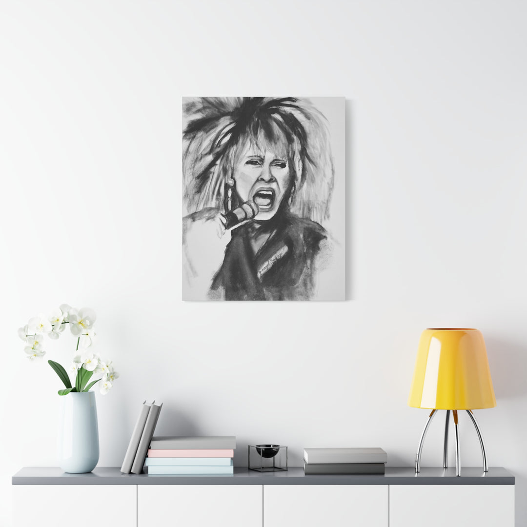 Canvas Print Tina Turner Portrait