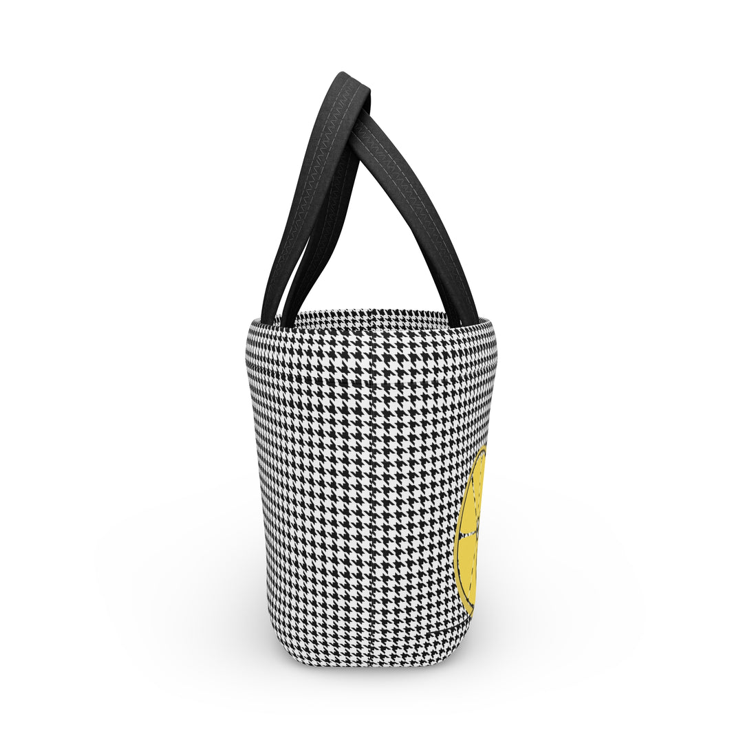 Lemon Keepuh Pushin' Hounds Tooth, Lunch Bag
