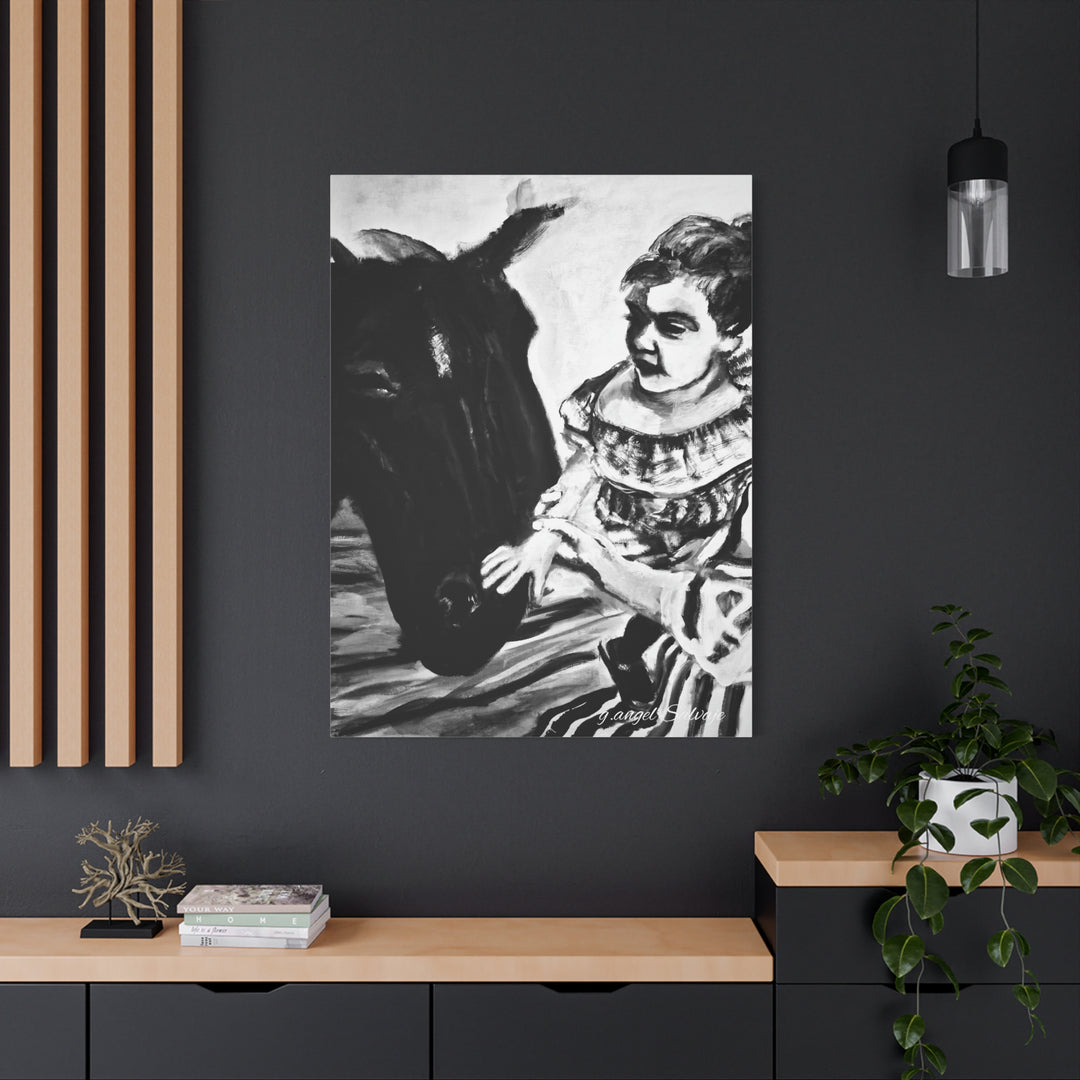 New Best Friend Canvas Art - Elegant Home Decor