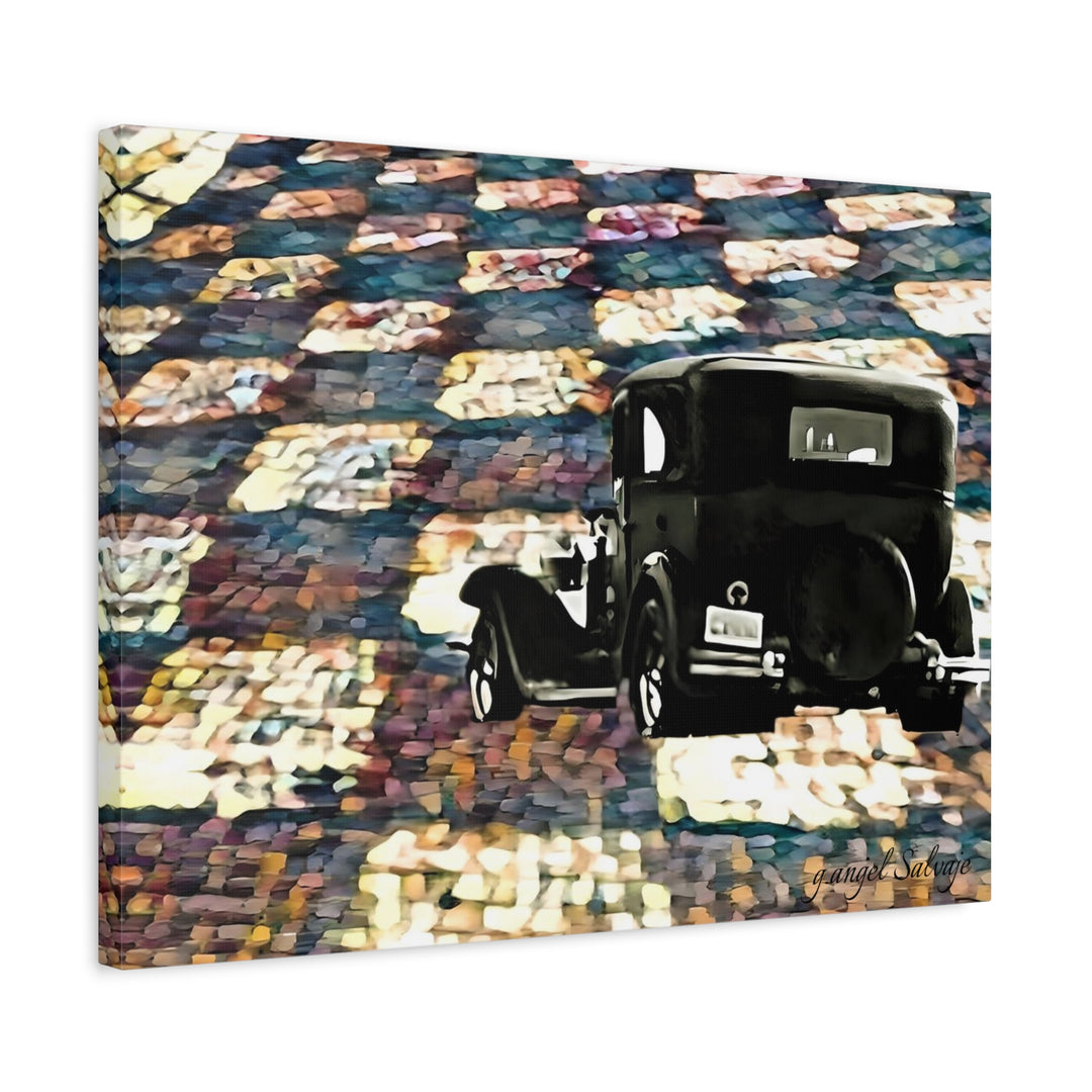 Checkered Past ,Matte Canvas, Stretched, 1.25"