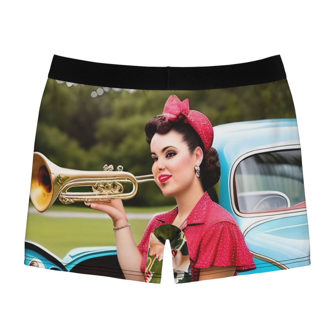 Pin up girl Men's Boxer Briefs (AOP)