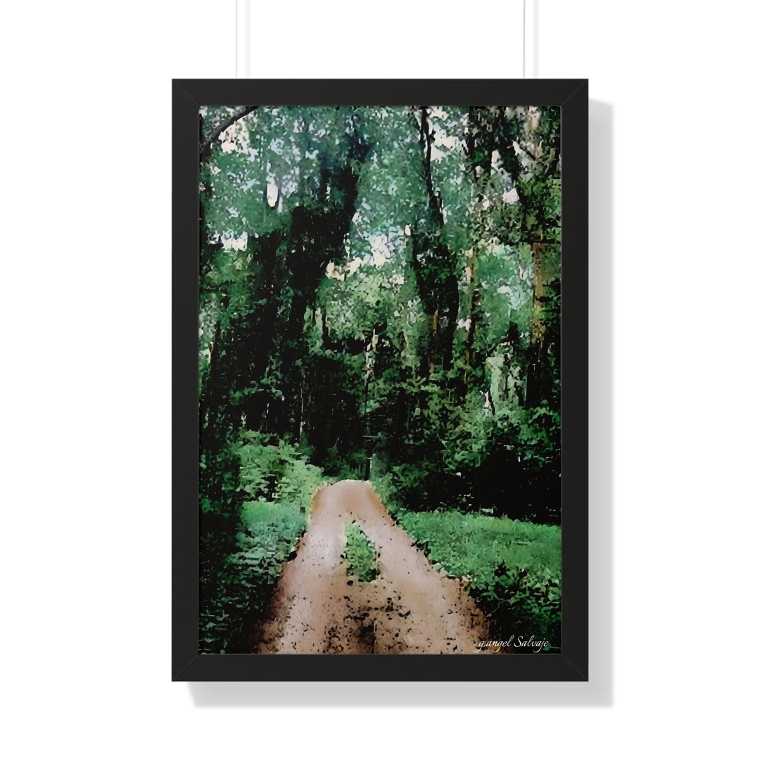 Life Viewed in Retrospect Framed Vertical Poster