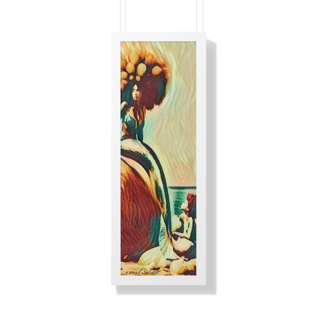 Mermaid Madonna Framed Vertical Poster