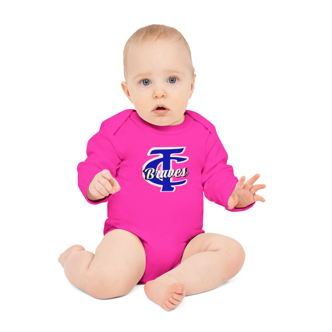 Baby Onesie - Tishomingo County Braves Breast Cancer Awareness