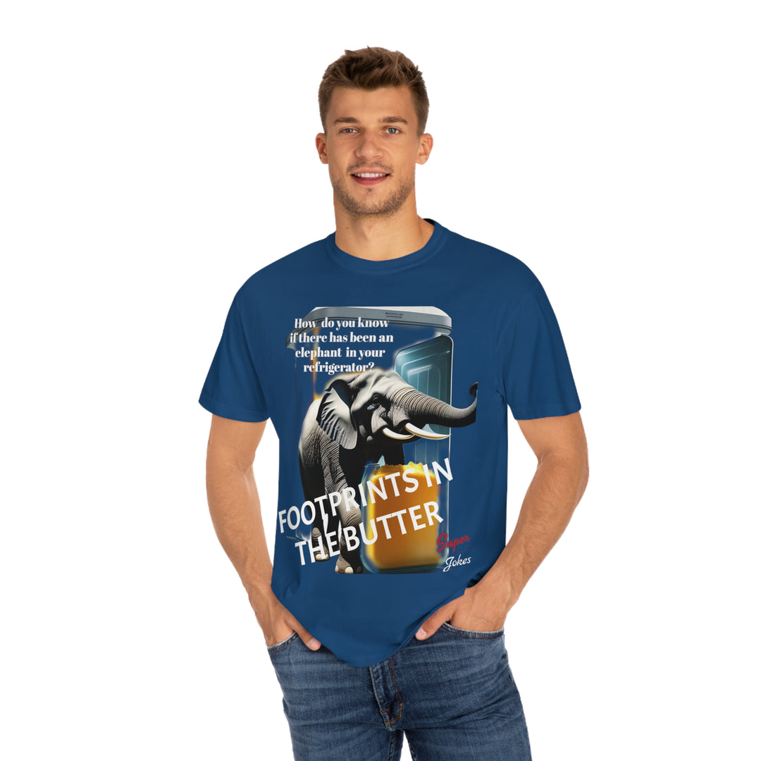 Dad jokes elephant Unisex Garment-Dyed T-shirt