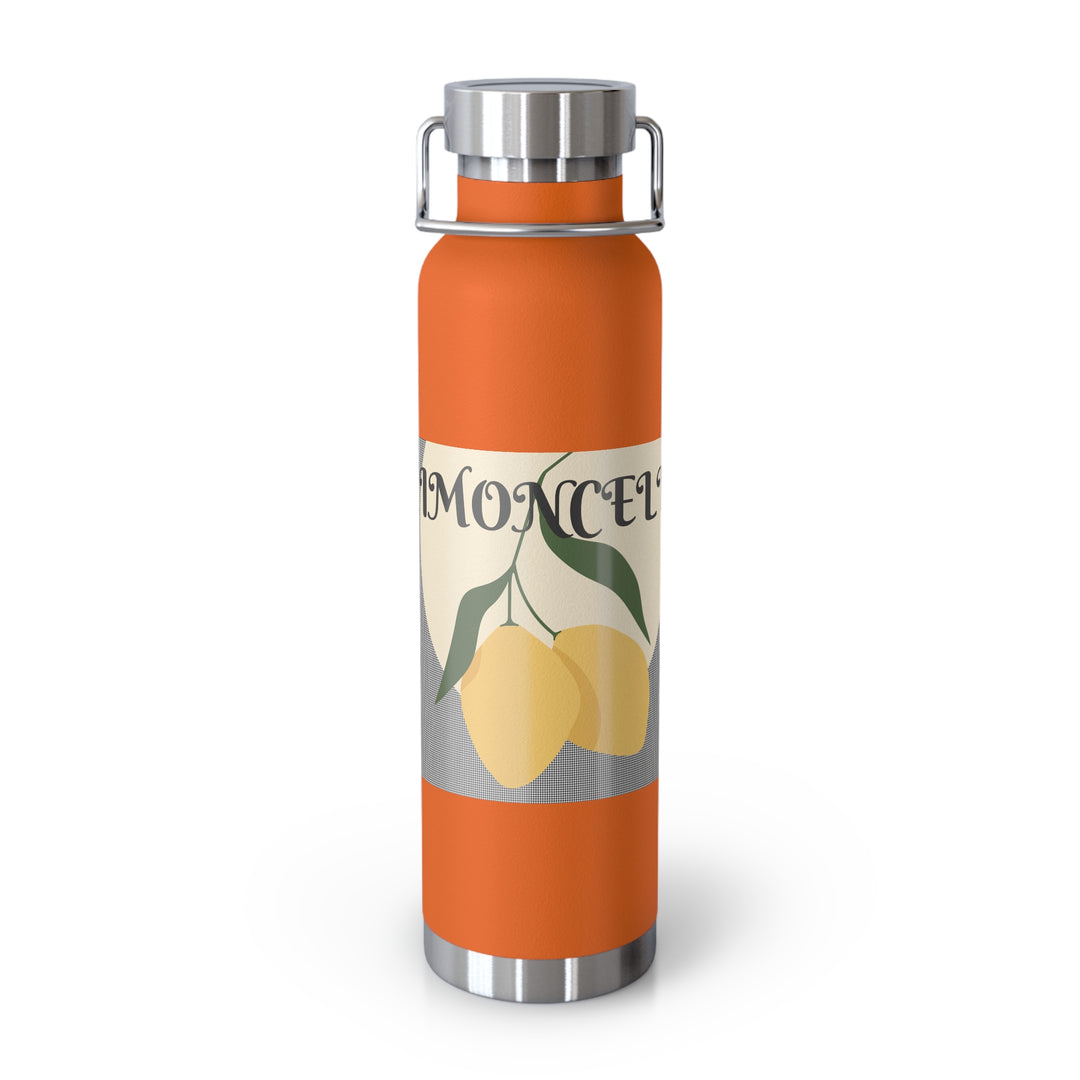 Limoncello Hounds Tooth Copper Vacuum Insulated Bottle, 22oz