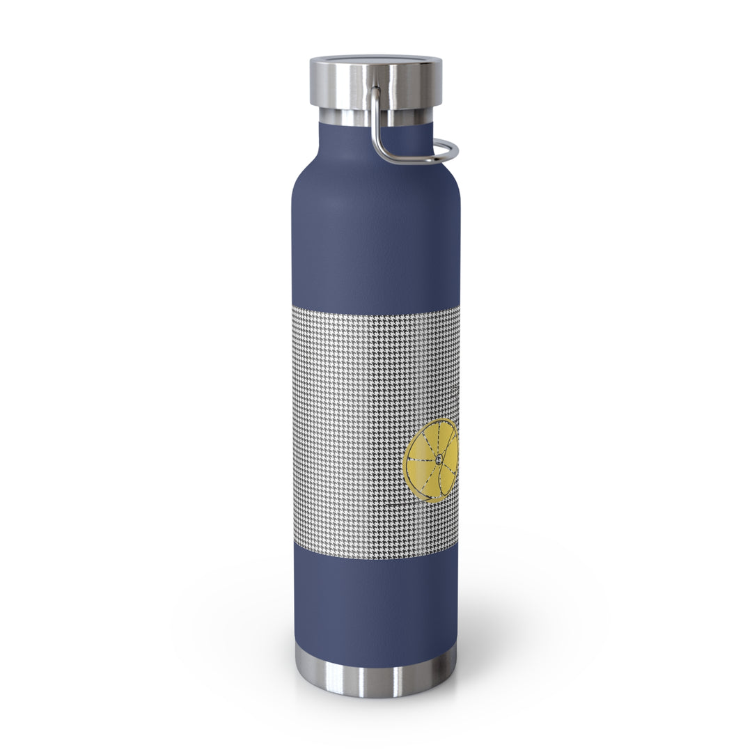 Lemon Keep'uh Pushin'  Copper Vacuum Insulated Bottle, 22oz