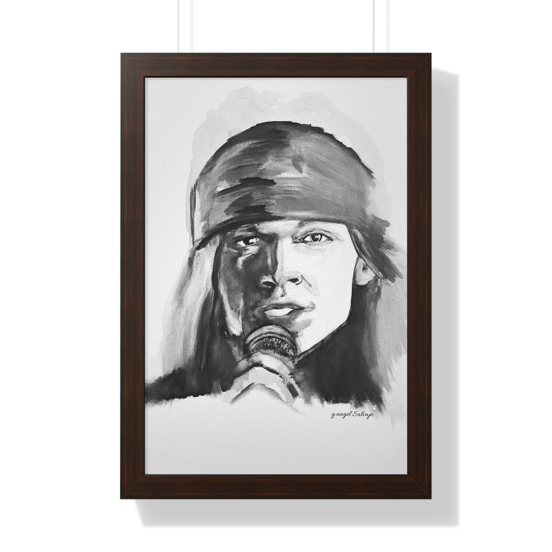 Axle Rose Vertical Poster