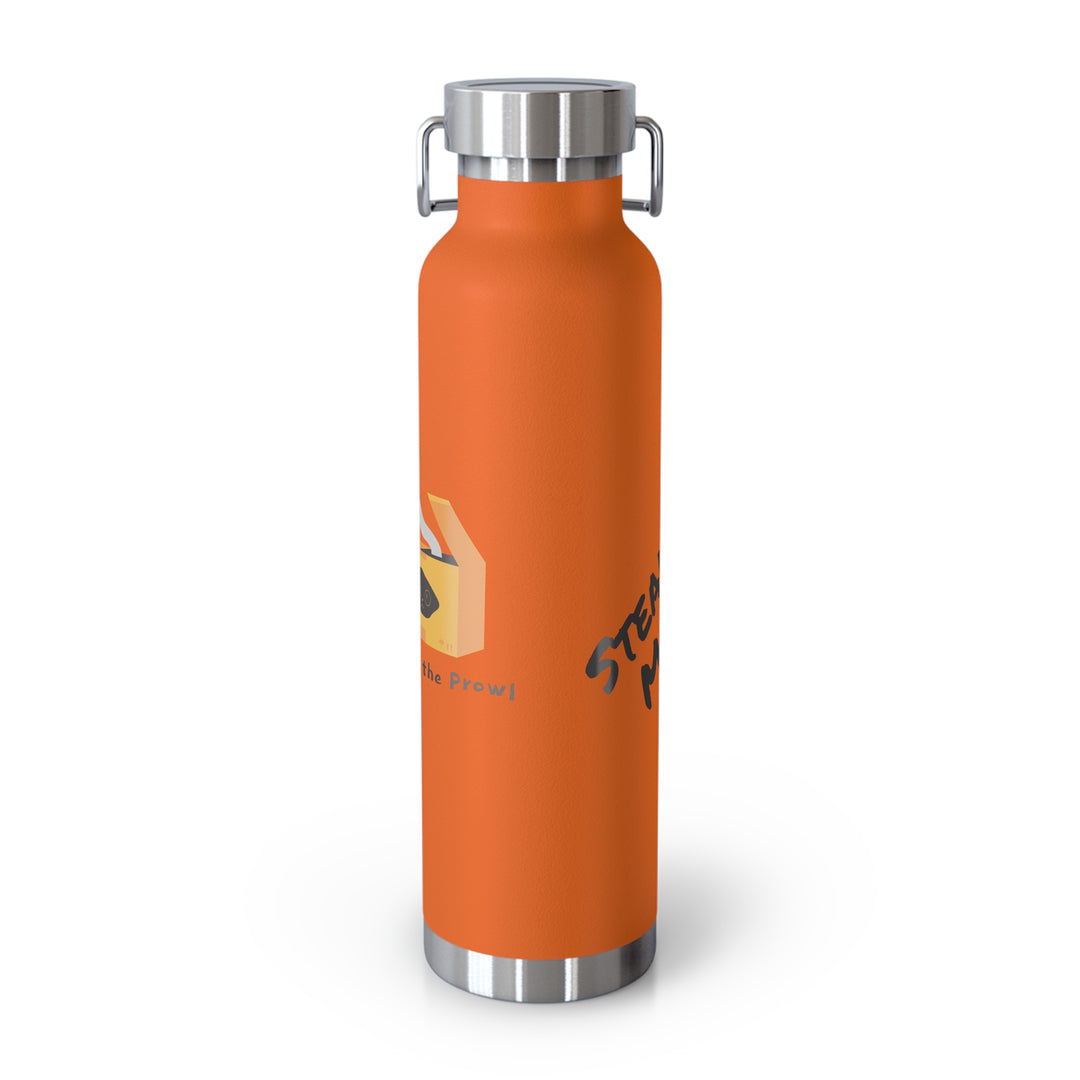 Secret Agent Cat Copper Vacuum Insulated Bottle, 22oz