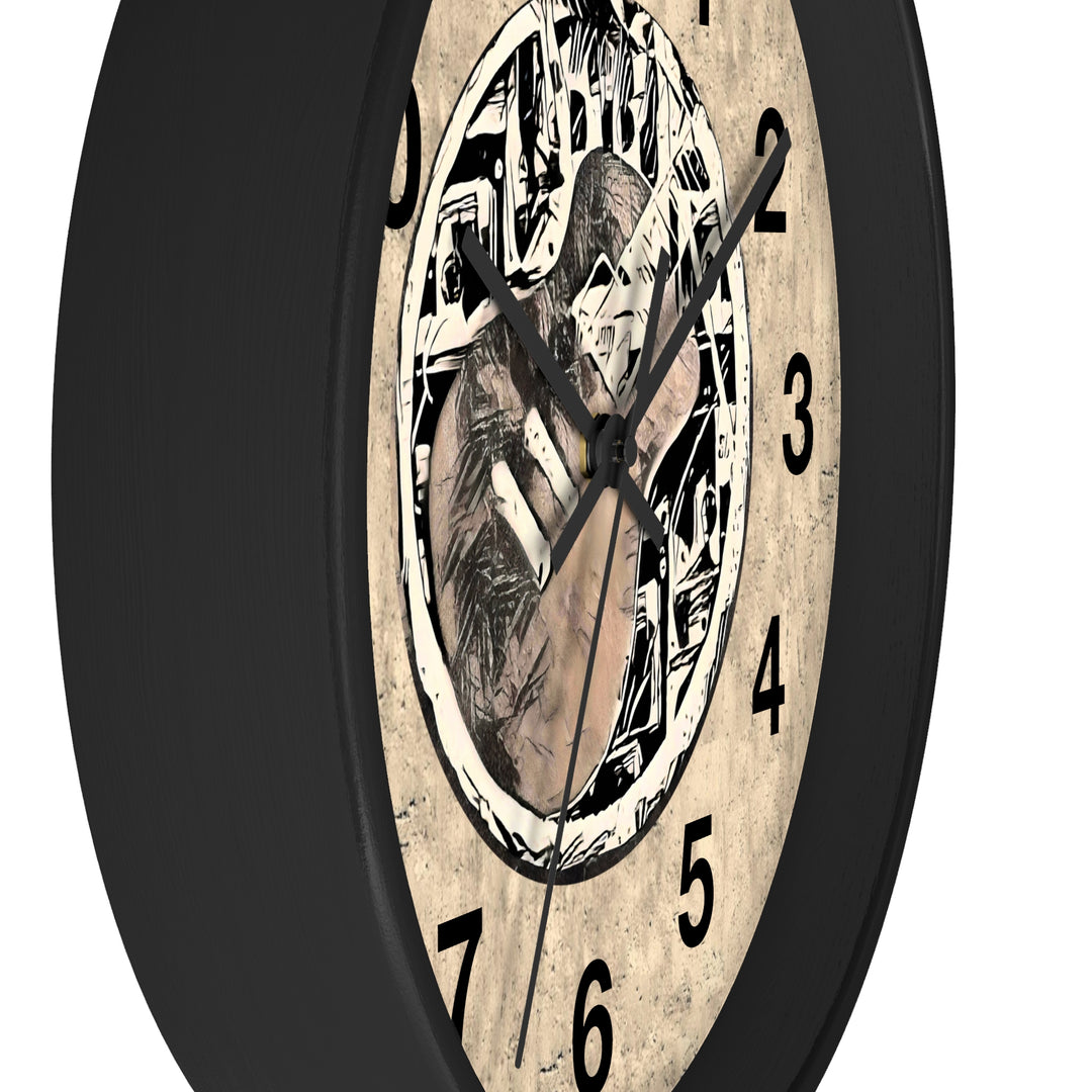 A Little Sketchy Guitar on Nashville Wall Clock