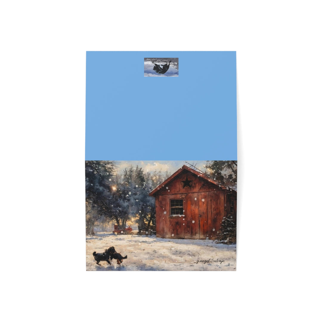 Winter Wonderland Greeting Cards - 1, 10, 30, or 50 Piece Sets