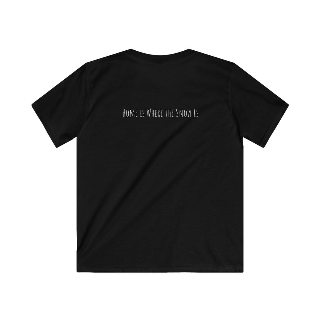 Kids Tee - Home is Where the Snow Is - T'Linda Smiles Real Adventure Design