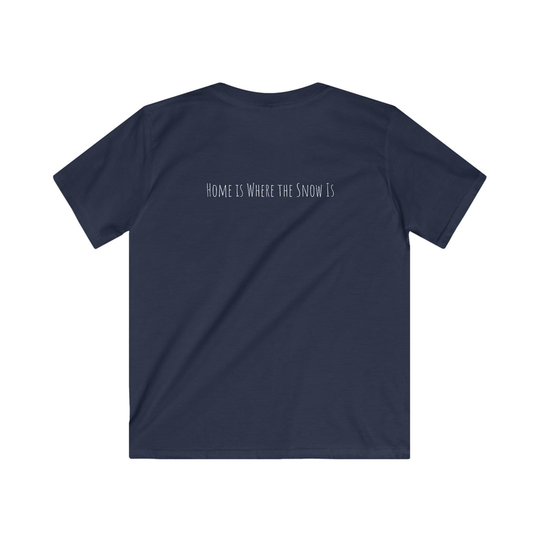 Kids Tee - Home is Where the Snow Is - T'Linda Smiles Real Adventure Design
