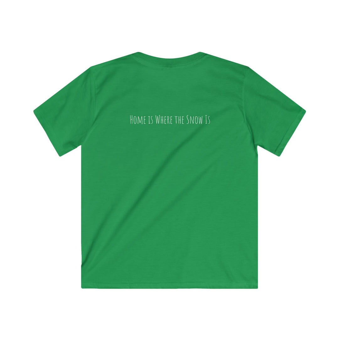 Kids Tee - Home is Where the Snow Is - T'Linda Smiles Real Adventure Design
