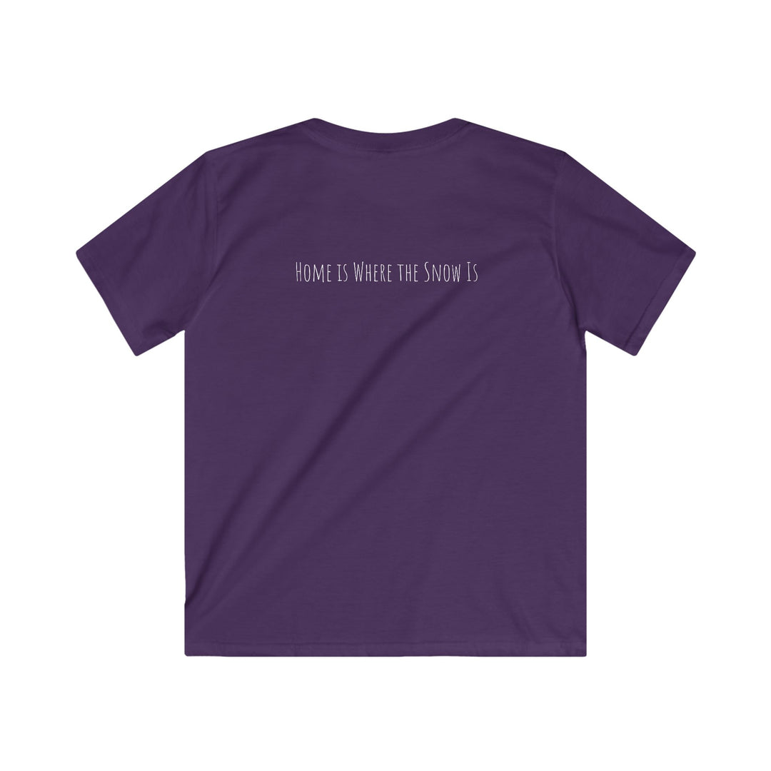 Kids Tee - Home is Where the Snow Is - T'Linda Smiles Real Adventure Design