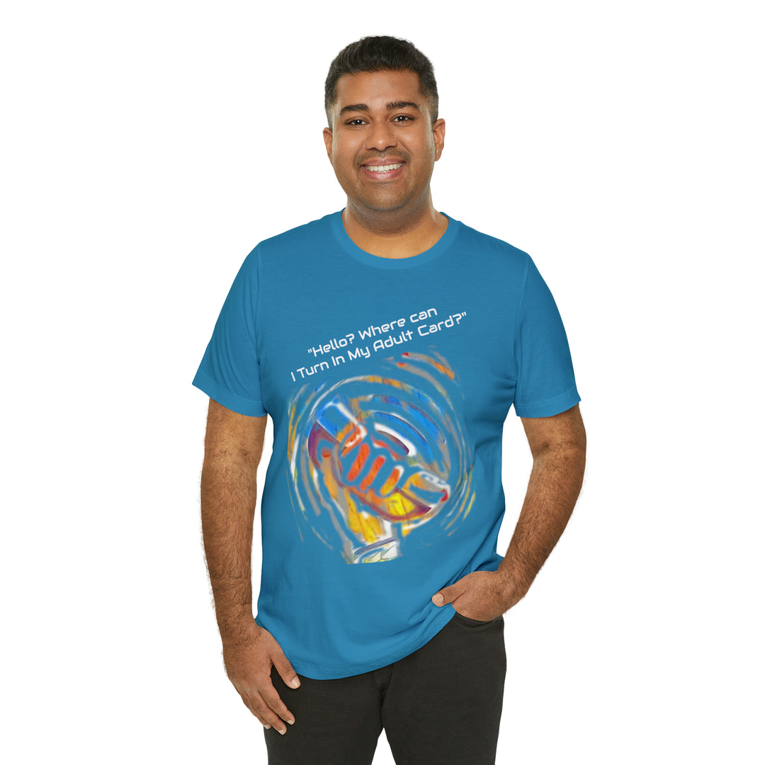 ADULT CARD Dad Jokes Unisex Jersey Short Sleeve Tee