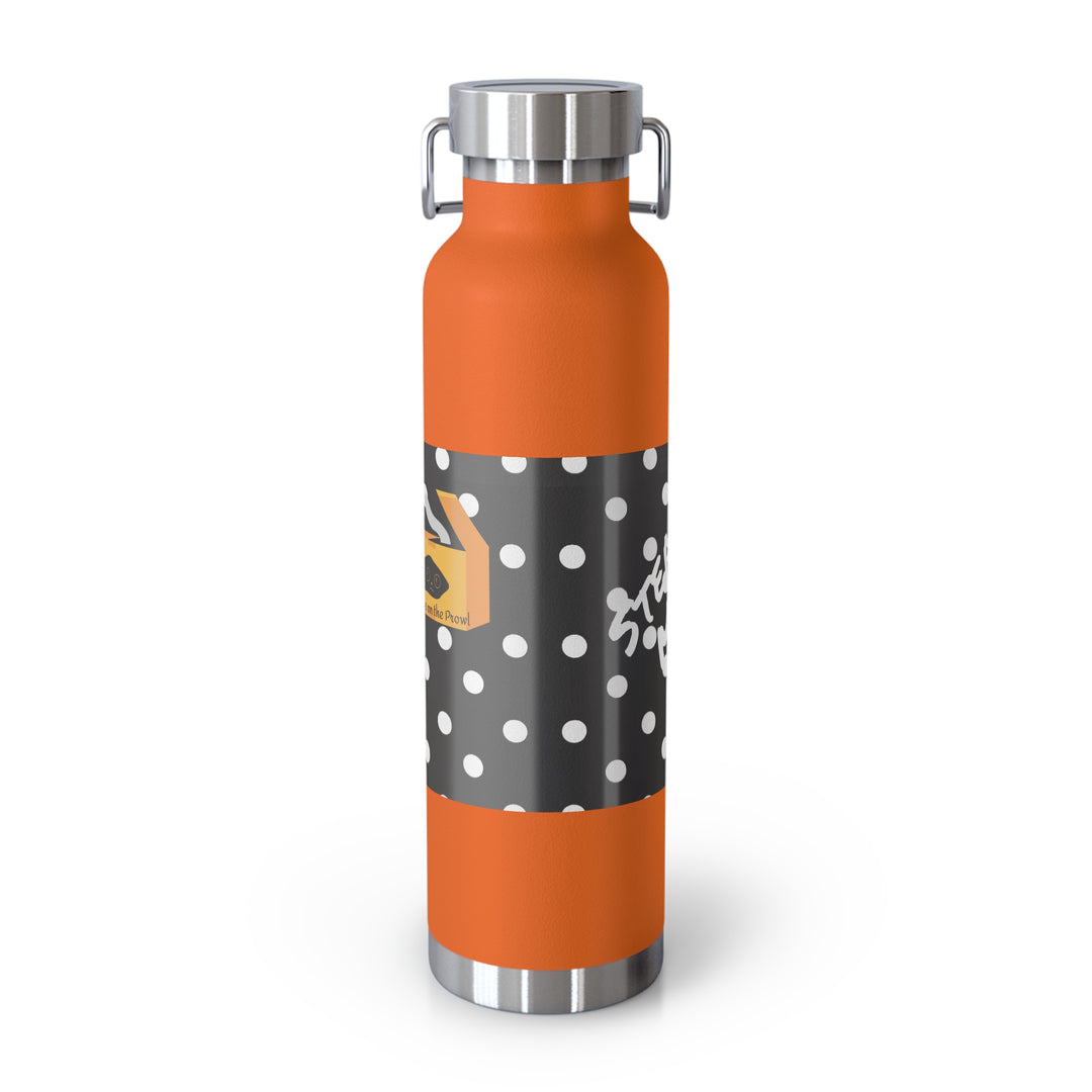 Secret Agent Cat Copper Vacuum Insulated Bottle, 22oz