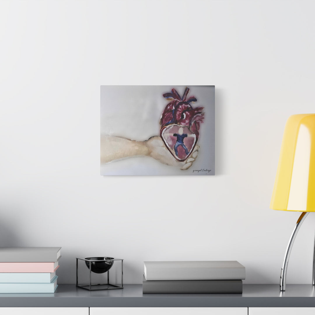 Canvas Print - Abiding Within:Extremely Whole Hearted Sleeves Painting by g angel Salvaje