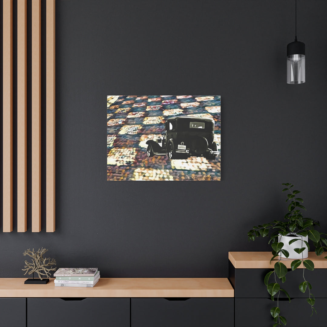 Checkered Past ,Matte Canvas, Stretched, 1.25"