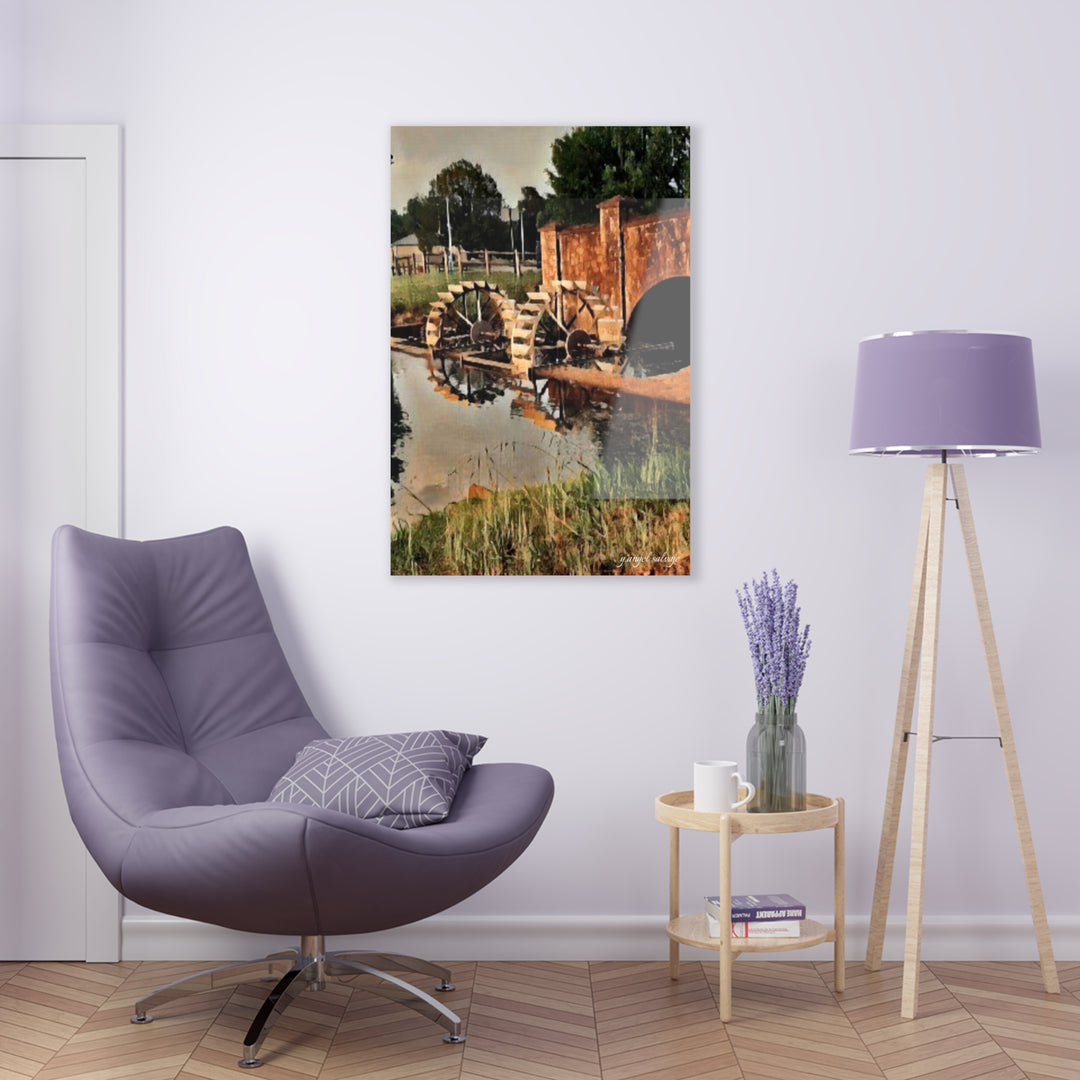 Water Wheels Acrylic Prints