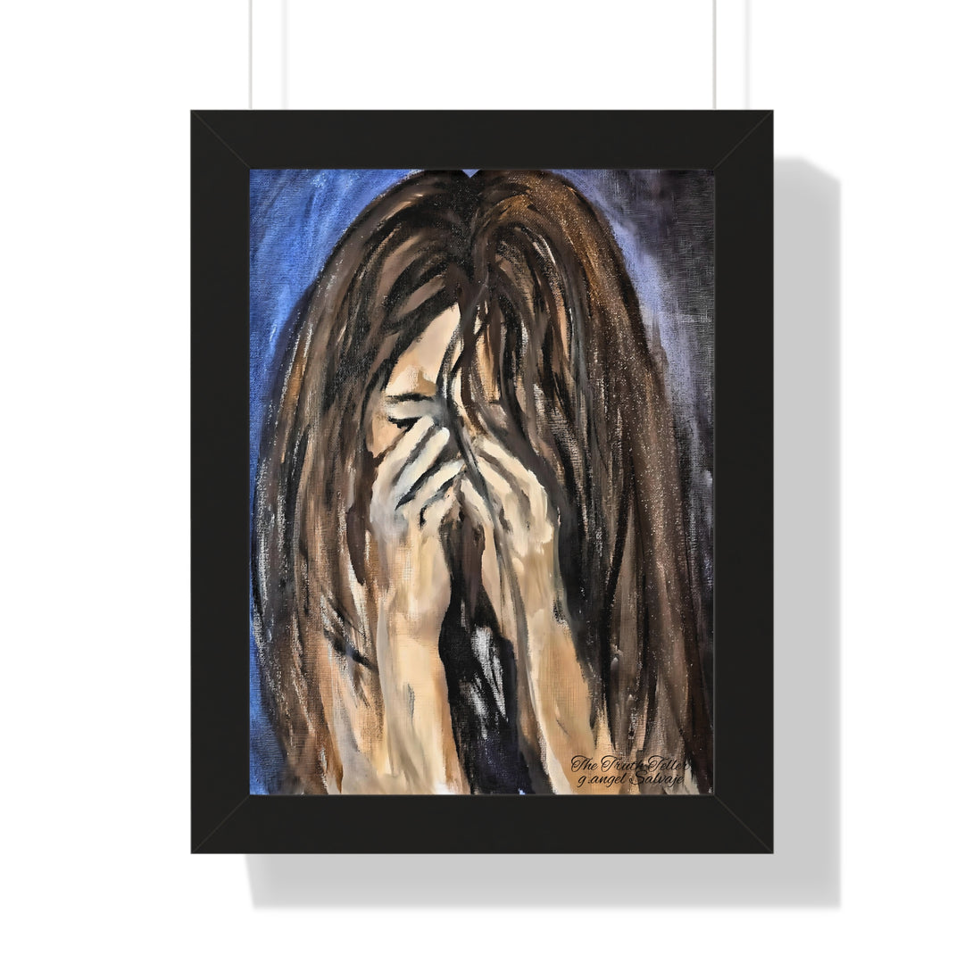The Truth Teller Framed Vertical Poster