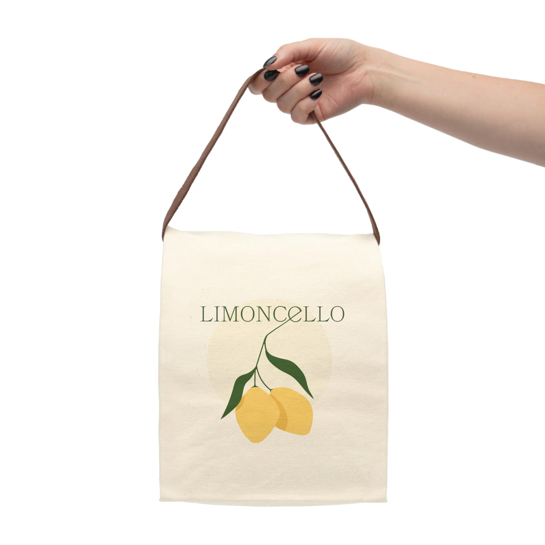 Limoncello , Lemon Canvas Lunch Bag With Strap