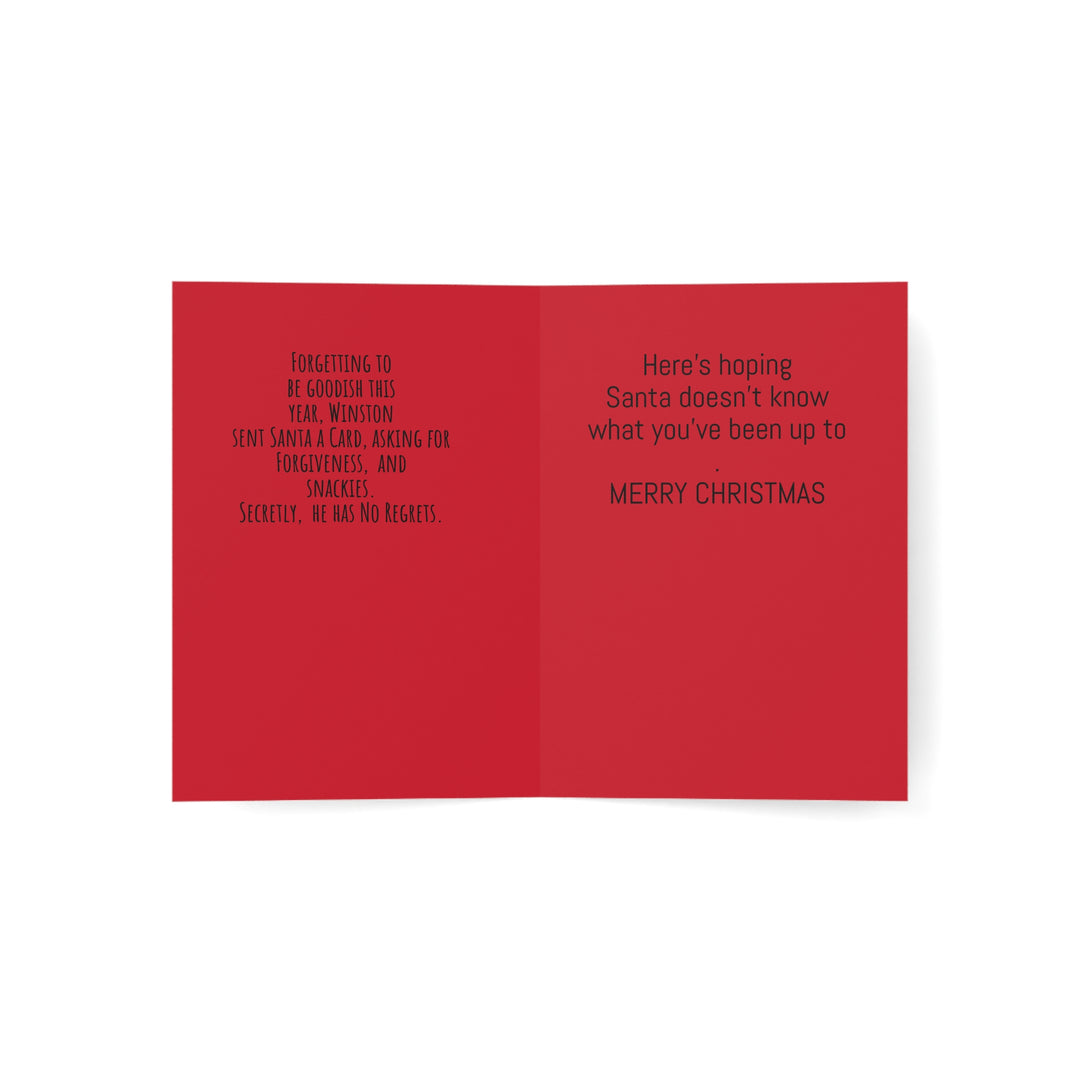 Christmas Cards - Winston Still No Regrets
