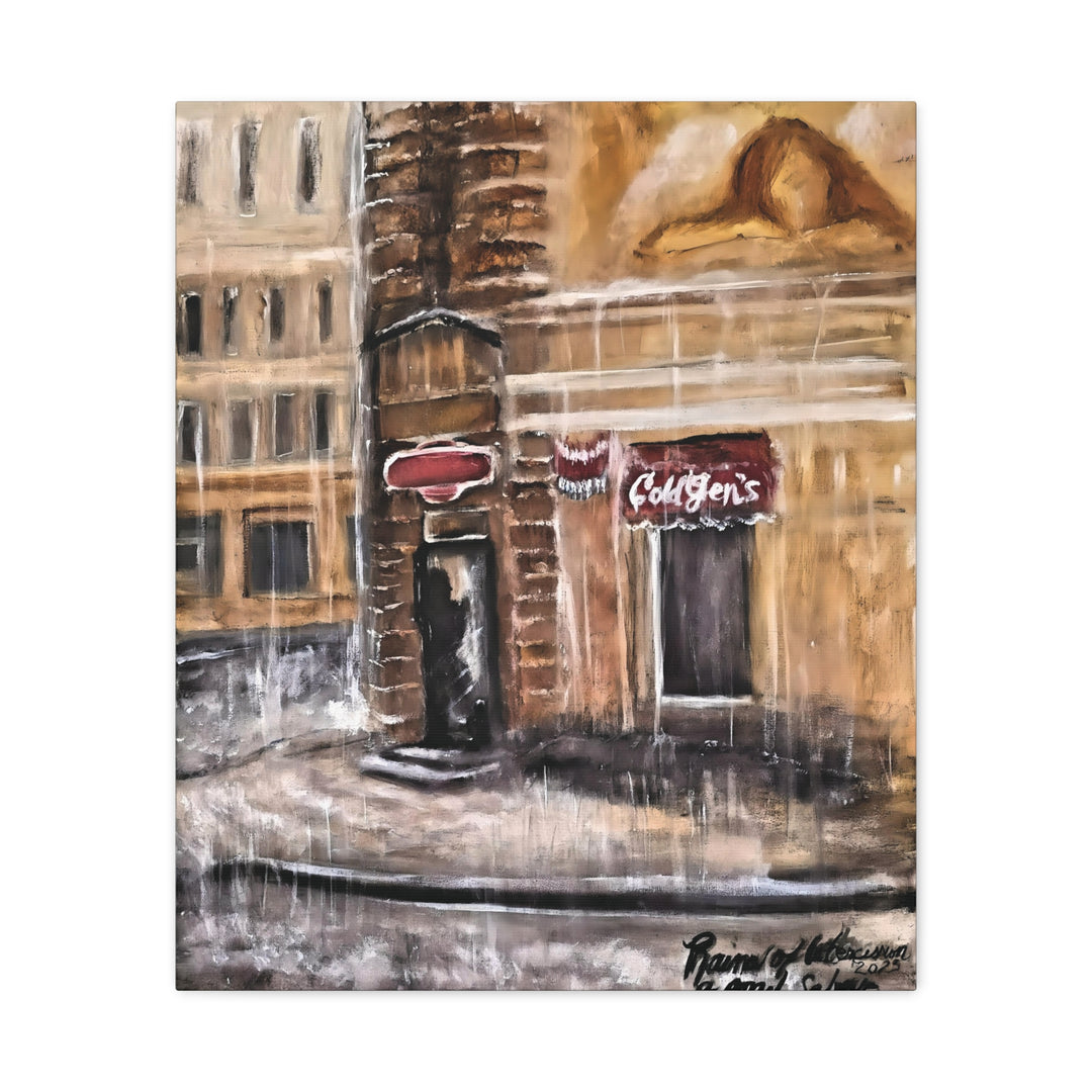 Realist Tones Canvas Print - Tears of Intercession-Urban Rainscape Design