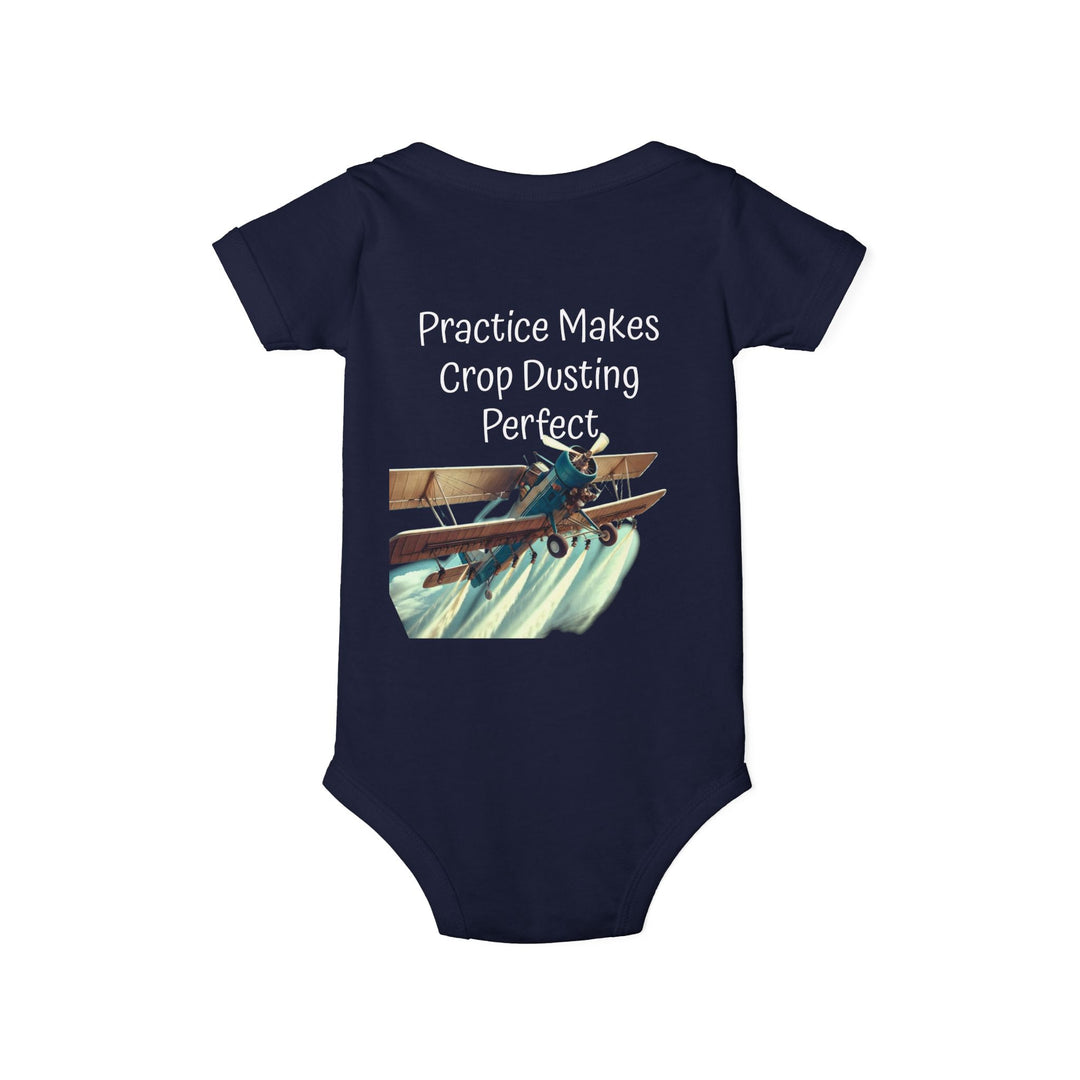 Onesie - Funny Baby Crop Duster Infant Jersey One Piece