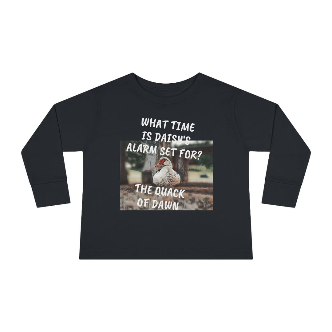 Daisy Duck has Jokes Toddler Long Sleeve Tee