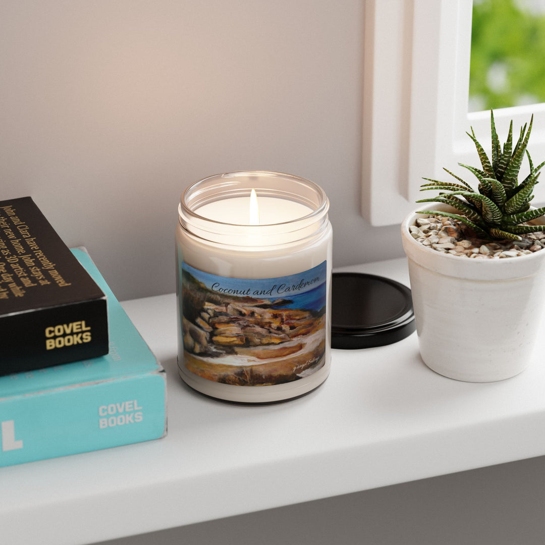 Soy Candle, Seaside Escape Seasalt and Orchid, 9oz