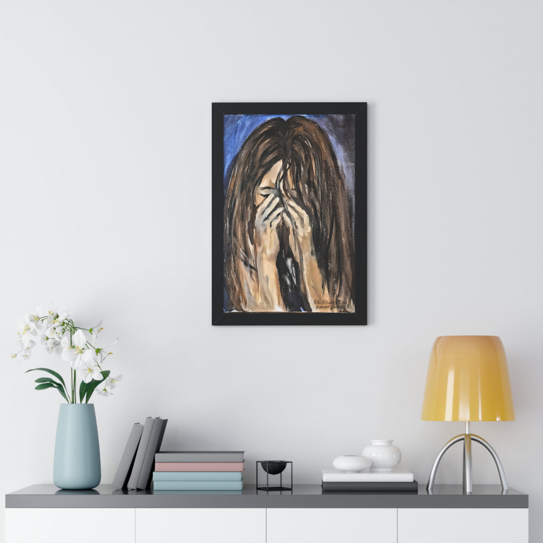 The Truth Teller Framed Vertical Poster