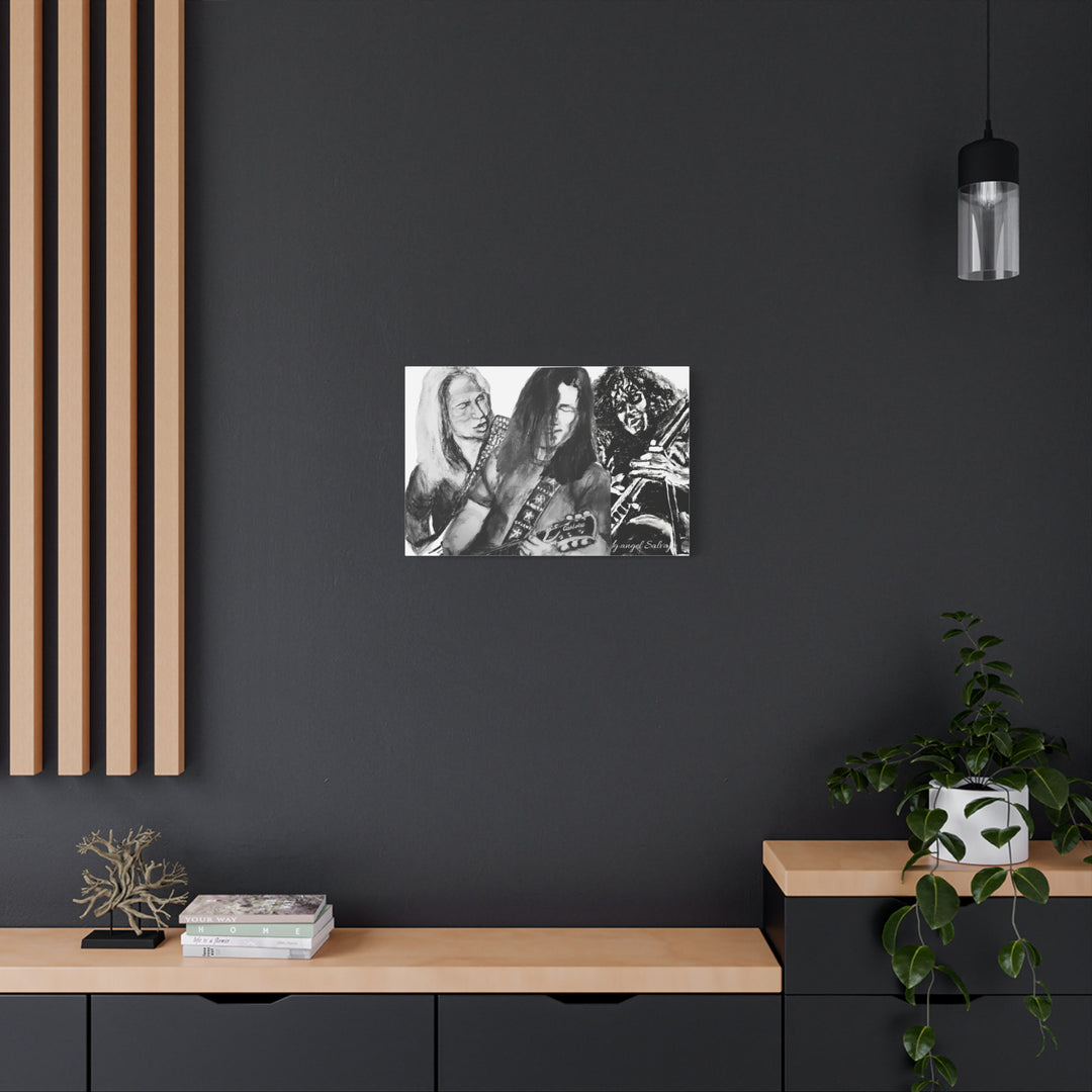 Canvas Print - Slaughter Band Mad About You painting Compilation g angel Salvaje