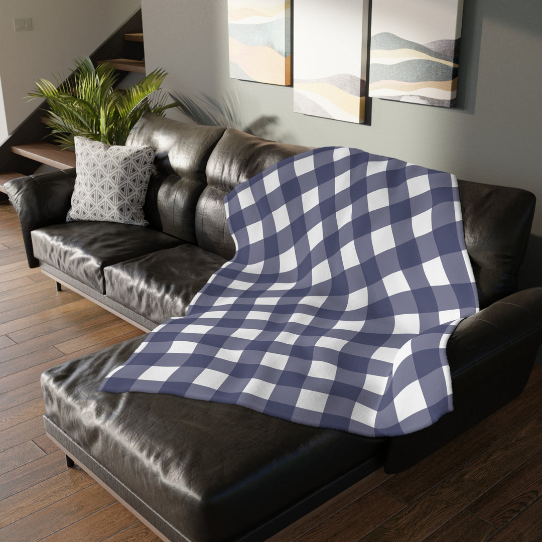 Farmhouse Vibes Velveteen Minky Blanket (Two-sided print)