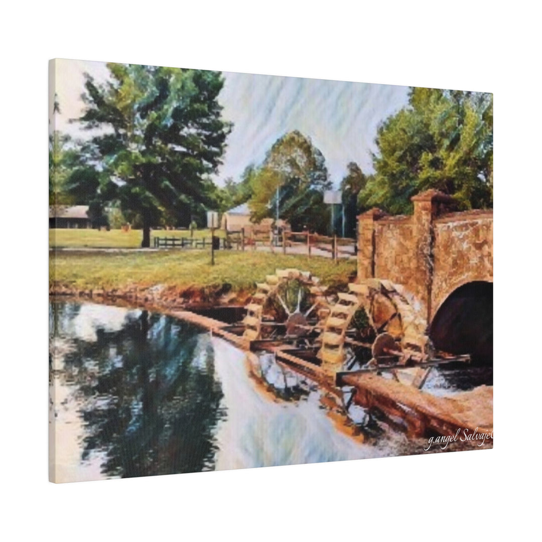 Water Under the Bridge, Spring Park Matte Canvas, Stretched, 0.75"