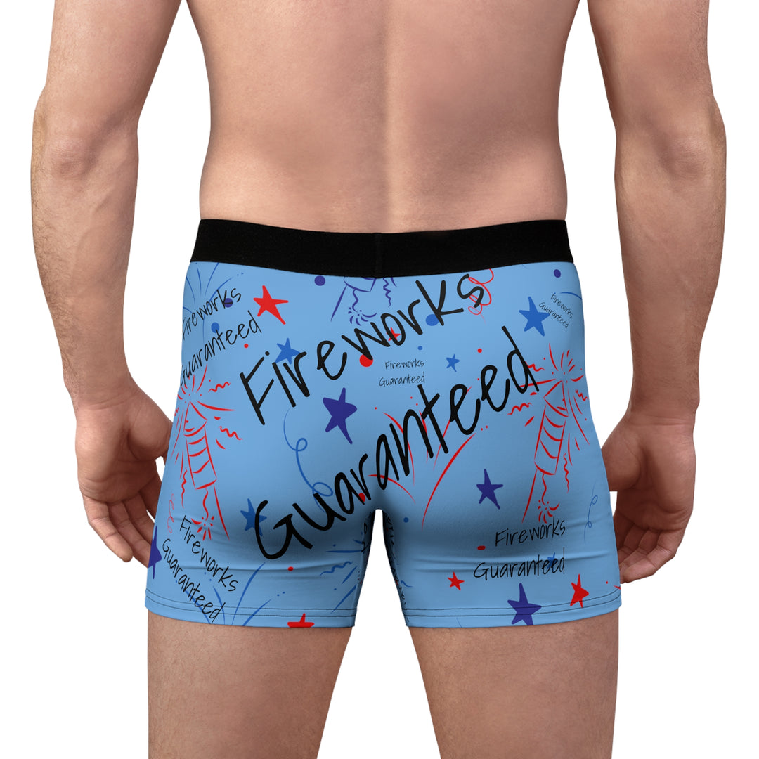Fireworks Guaranteed Men's Boxer Briefs (AOP)