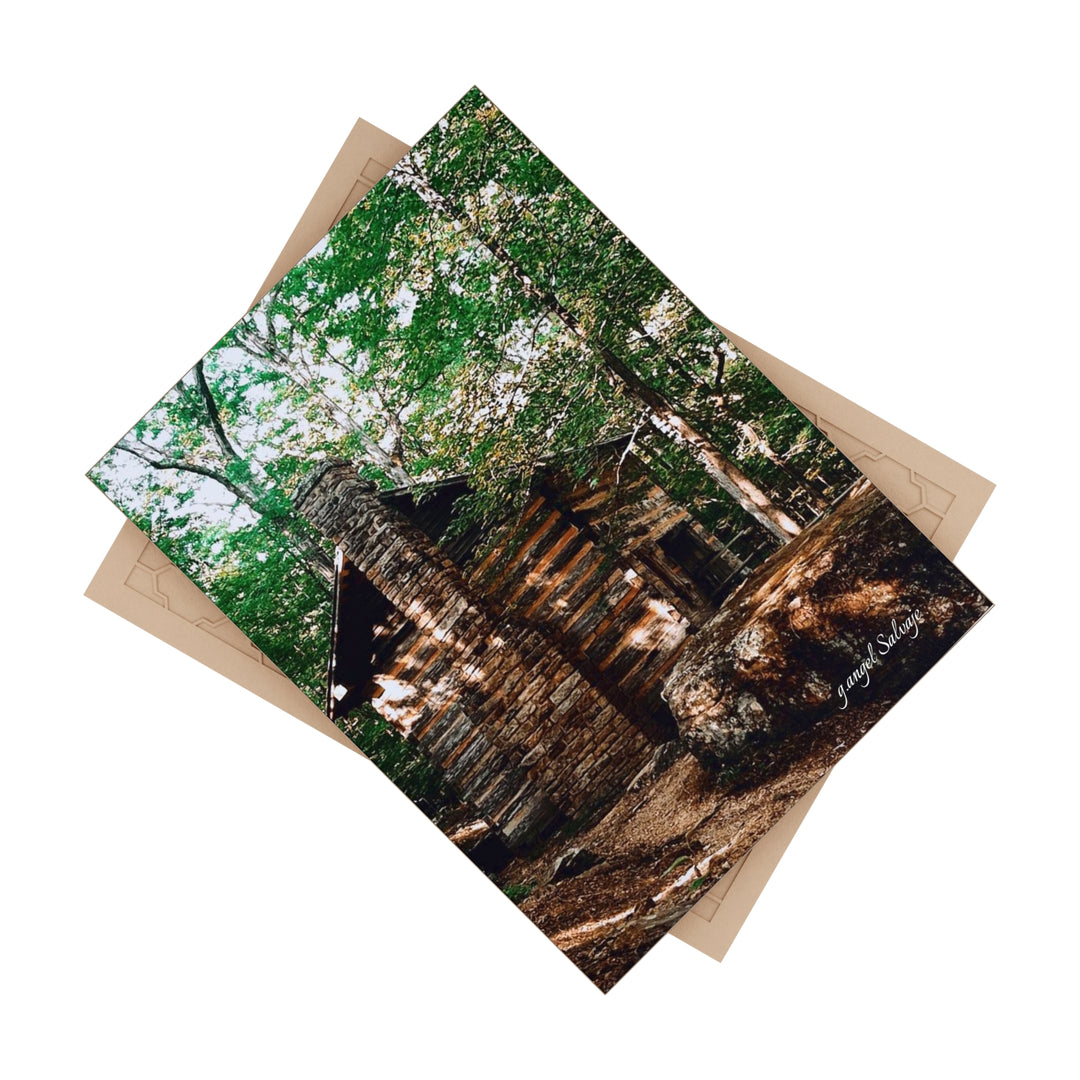 Just a Cabin in the Corner of Gloryland Ceramic Photo Tile